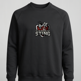 Yellow Medicine East Athletics - Black Crewneck - Left Chest