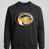 Sibley East Football - Black Crewneck - Left Chest