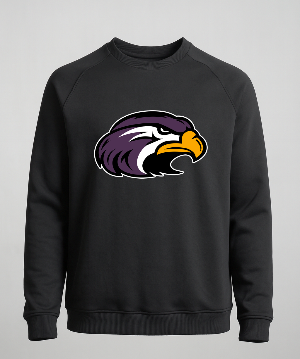 Montevideo Football - Black Crewneck - Left Chest