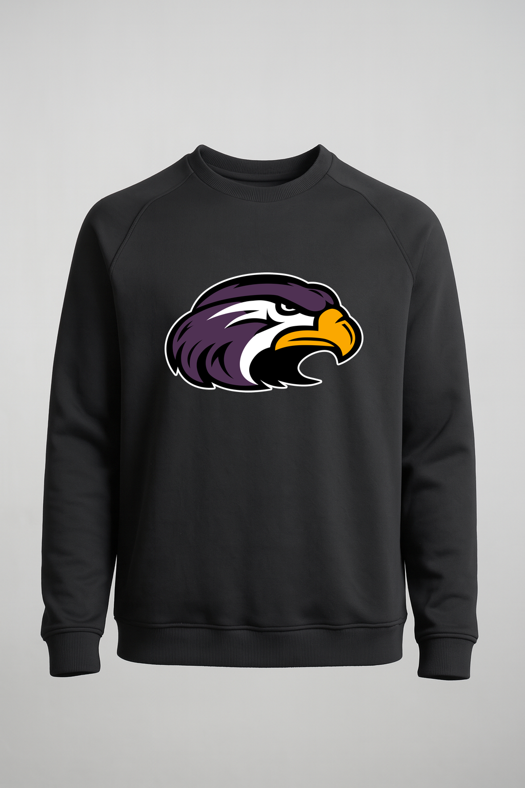 Montevideo Football - Black Crewneck - Left Chest