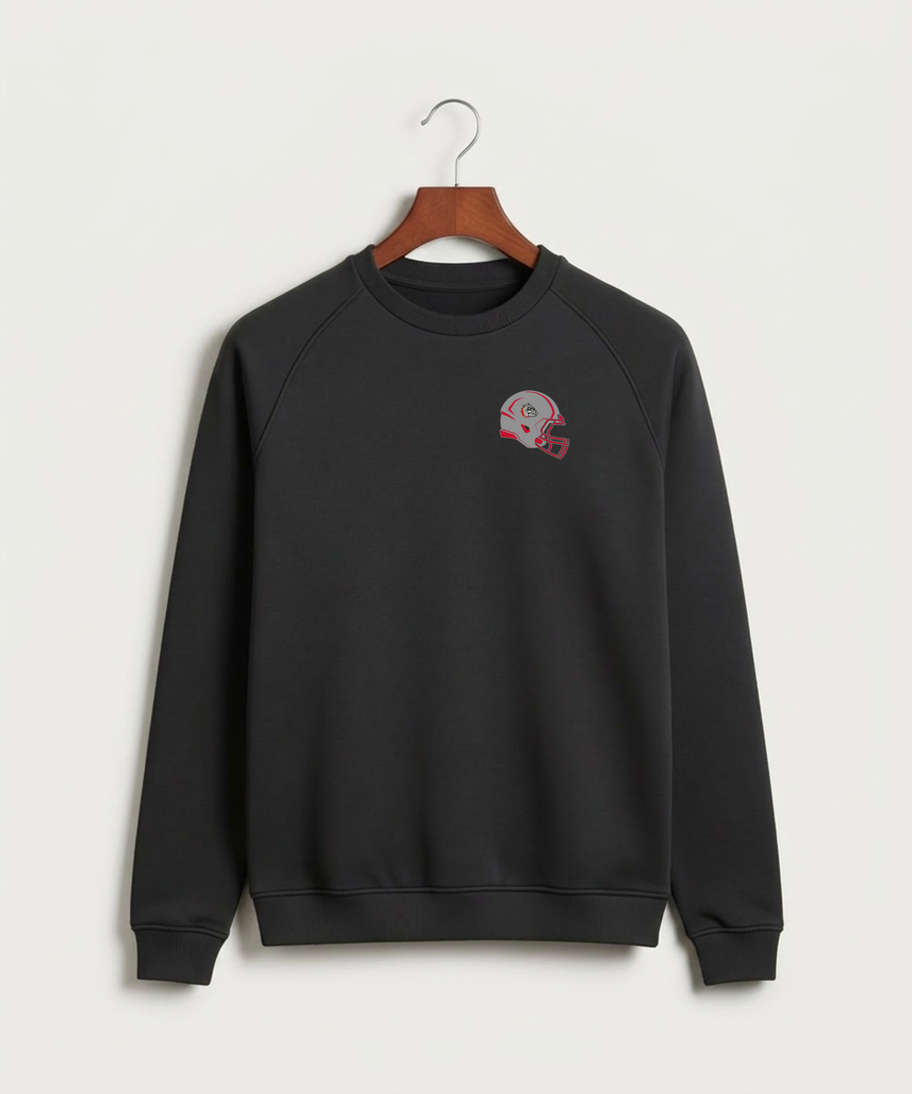 Otter Tail Central Football (Boys) - Black Crewneck - Left Chest