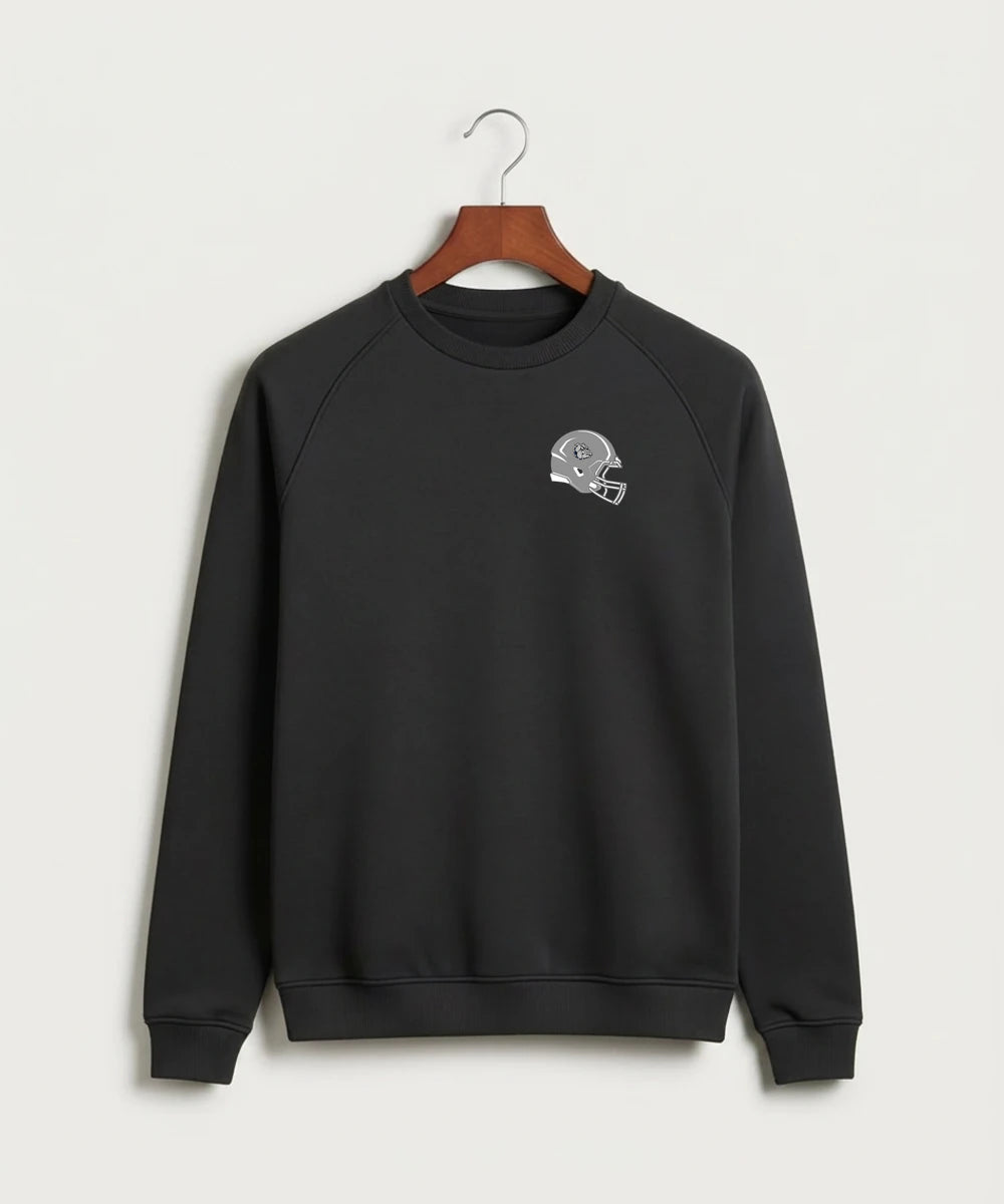 Sargent County High School Football (Boys) - Black Crewneck - Left Chest