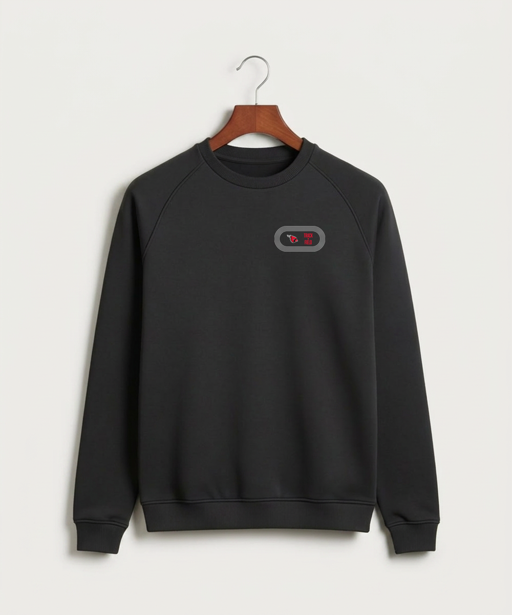 Forreston Track and Field - Black Crewneck - Left Chest
