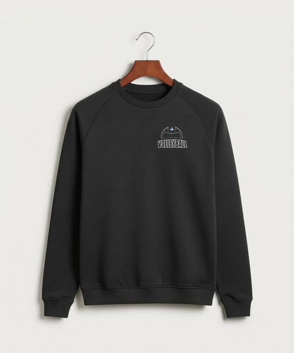 Owatonna High School Volleyball (Girls) - Black Crewneck - Left Chest