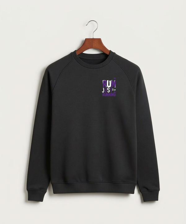 Glencoe Silver Lake High School Athletics - Black Crewneck - Left Chest
