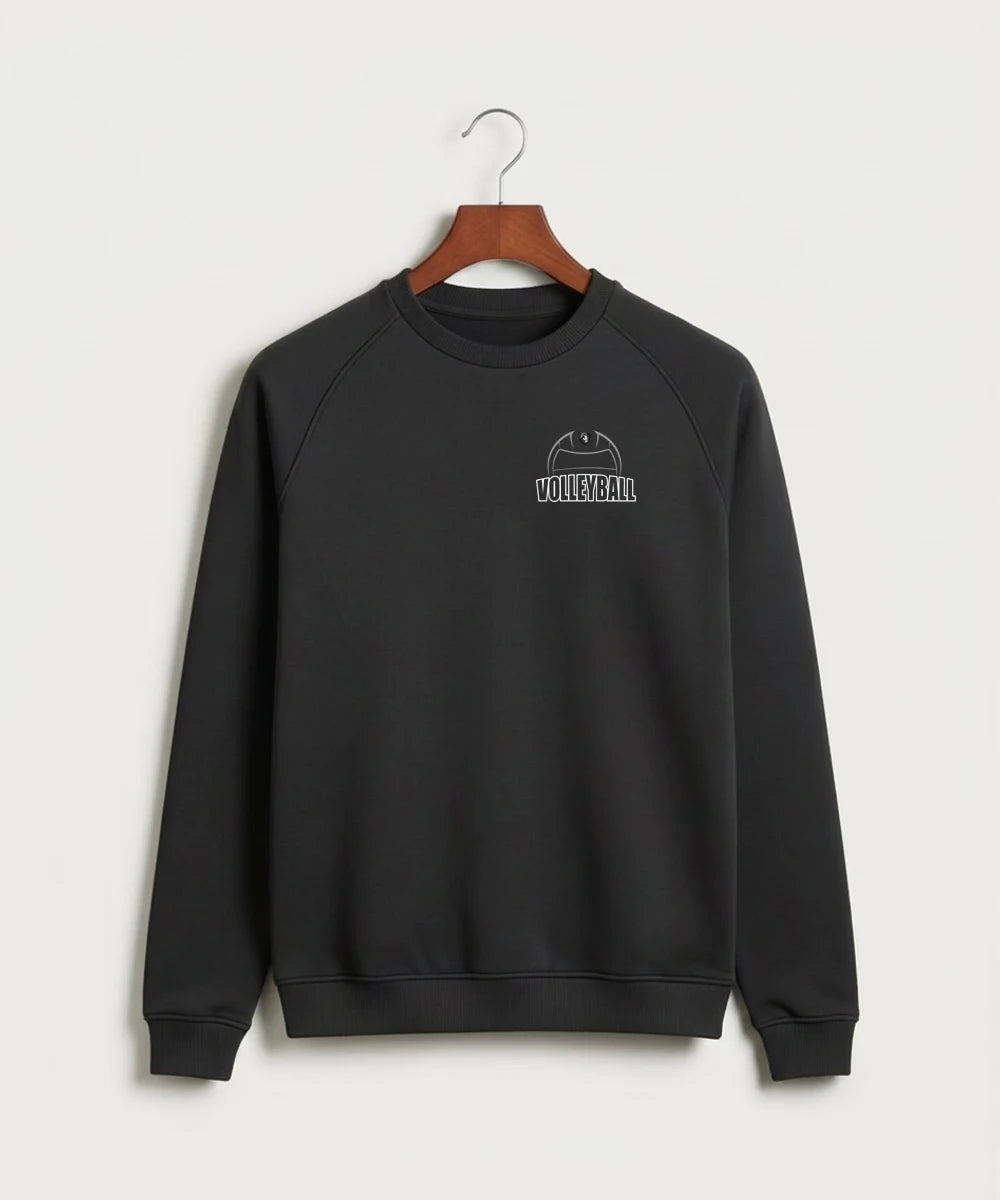 Kingsland High School Volleyball (Girls) - Black Crewneck - Left Chest