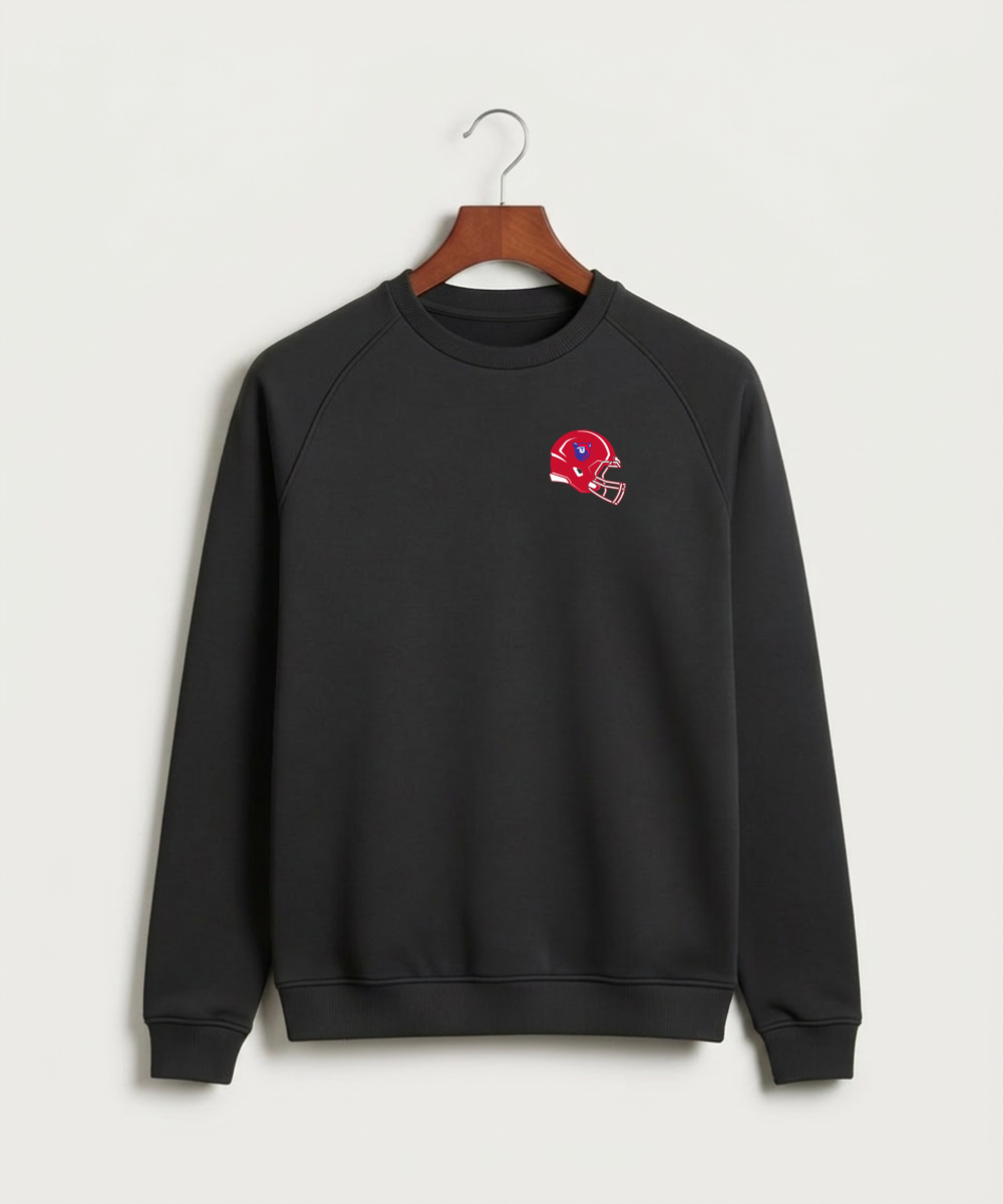 Bertha Hewitt High School Football (Boys) - Black Crewneck - Left Chest
