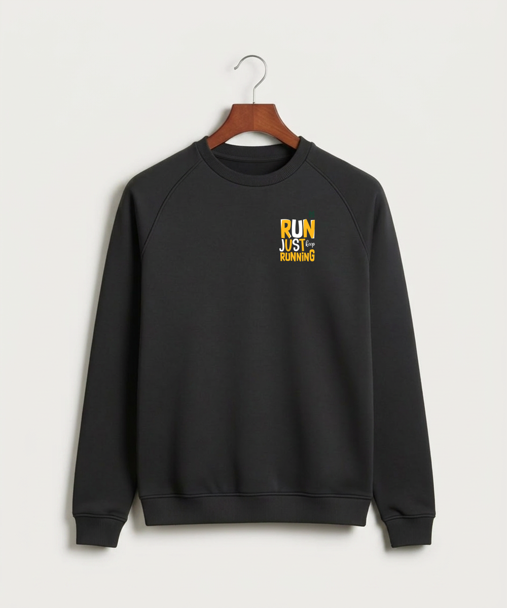 Sleepy Eye St. Mary's High School Athletics - Black Crewneck - Left Chest