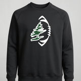 DC Everest Middle School Football — example store - Black Crewneck - Left Chest