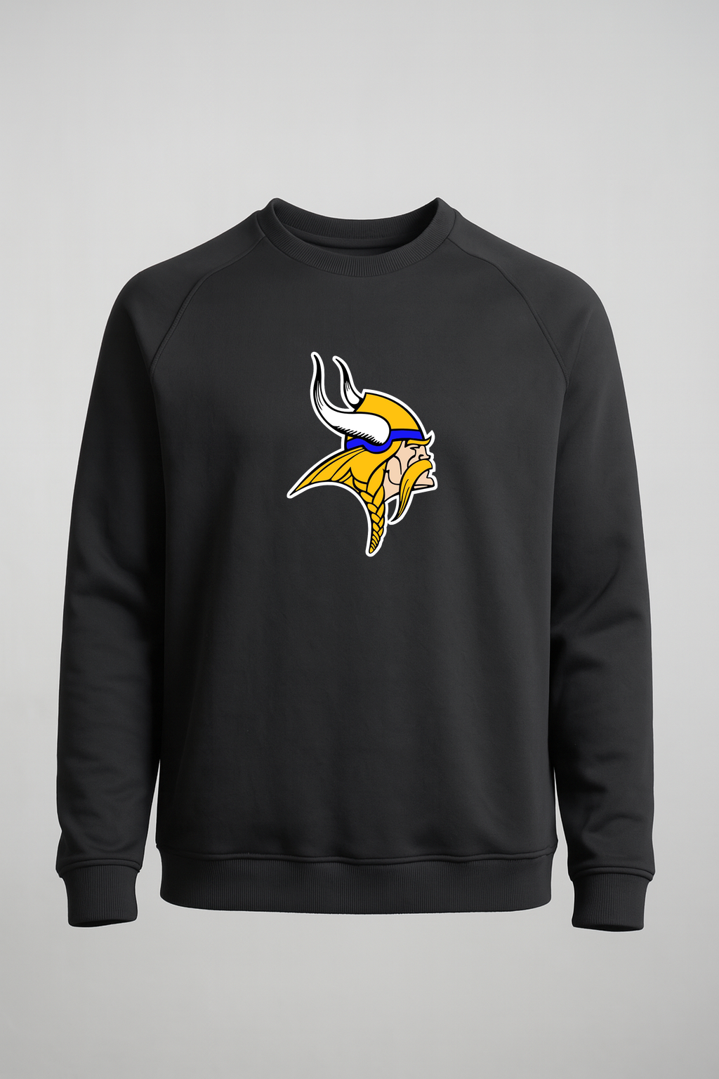 Hayfield Volleyball - Black Crewneck - Left Chest