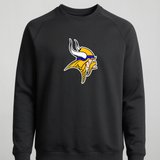 Hayfield Volleyball - Black Crewneck - Left Chest