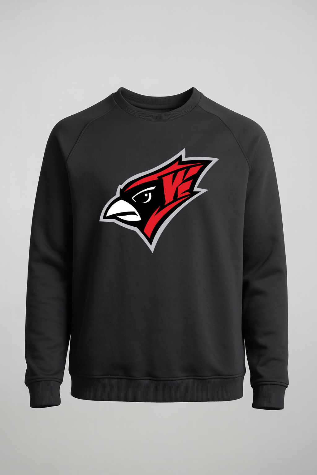 Willmar Athletics - Black Crewneck - Left Chest