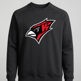 Willmar Athletics - Black Crewneck - Left Chest