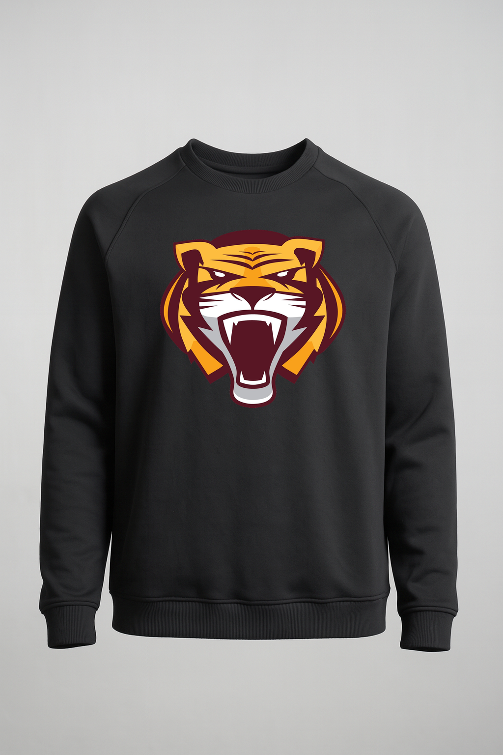 Stewartville Football - Black Crewneck - Left Chest