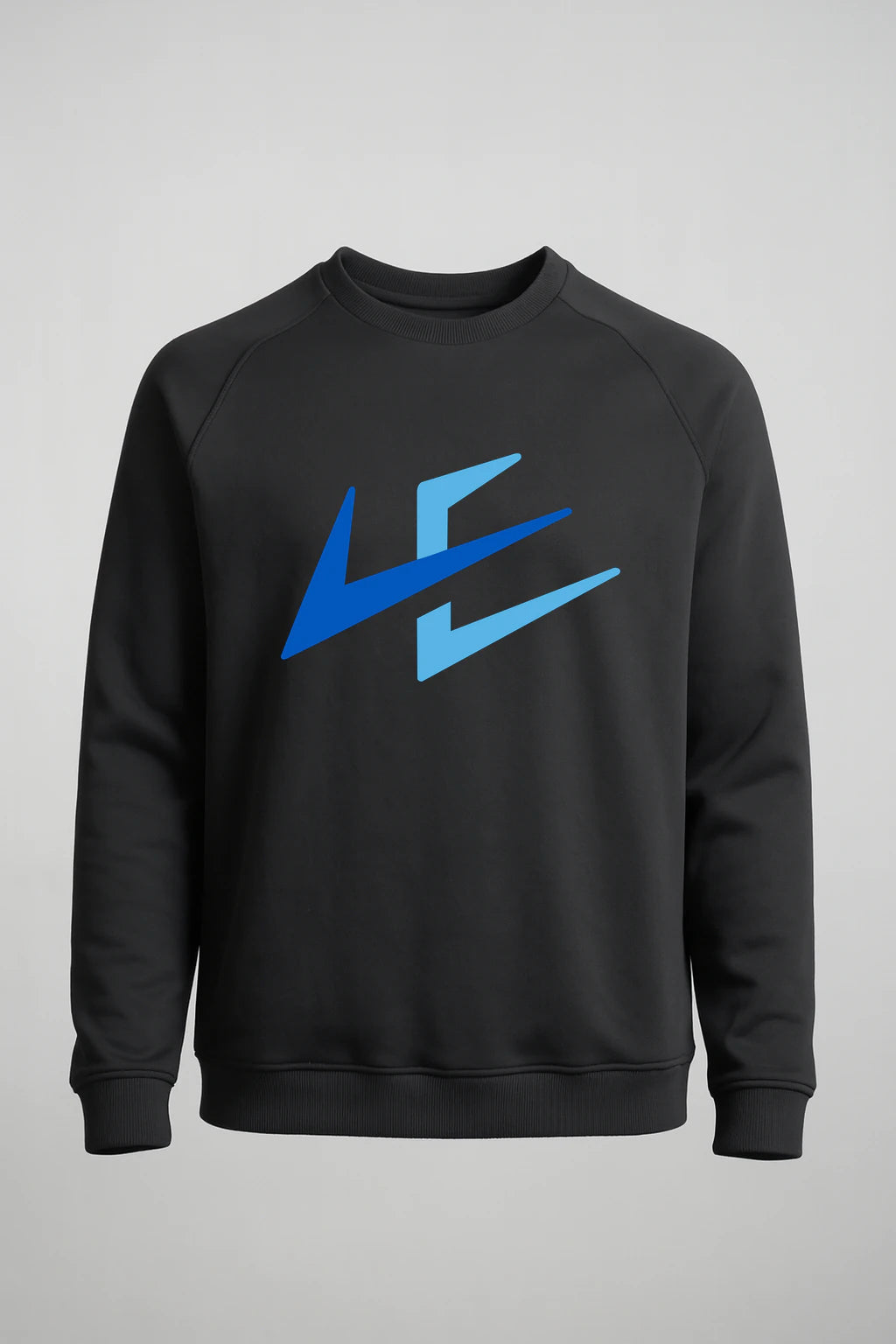Leading Edge example_store - Black Crewneck - Left Chest