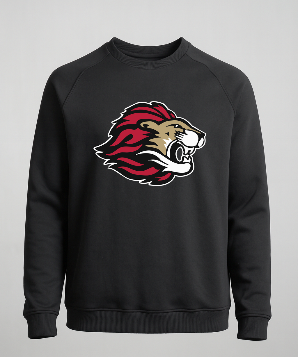 Spring Grove Football - Black Crewneck - Left Chest