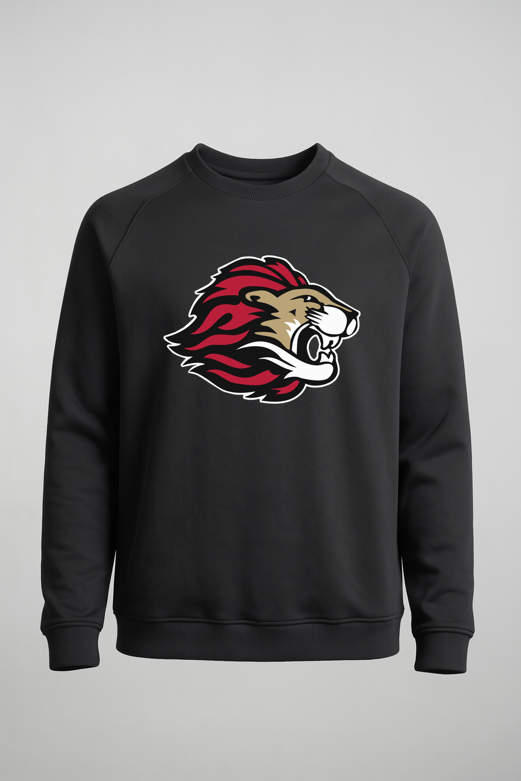 Spring Grove Football - Black Crewneck - Left Chest