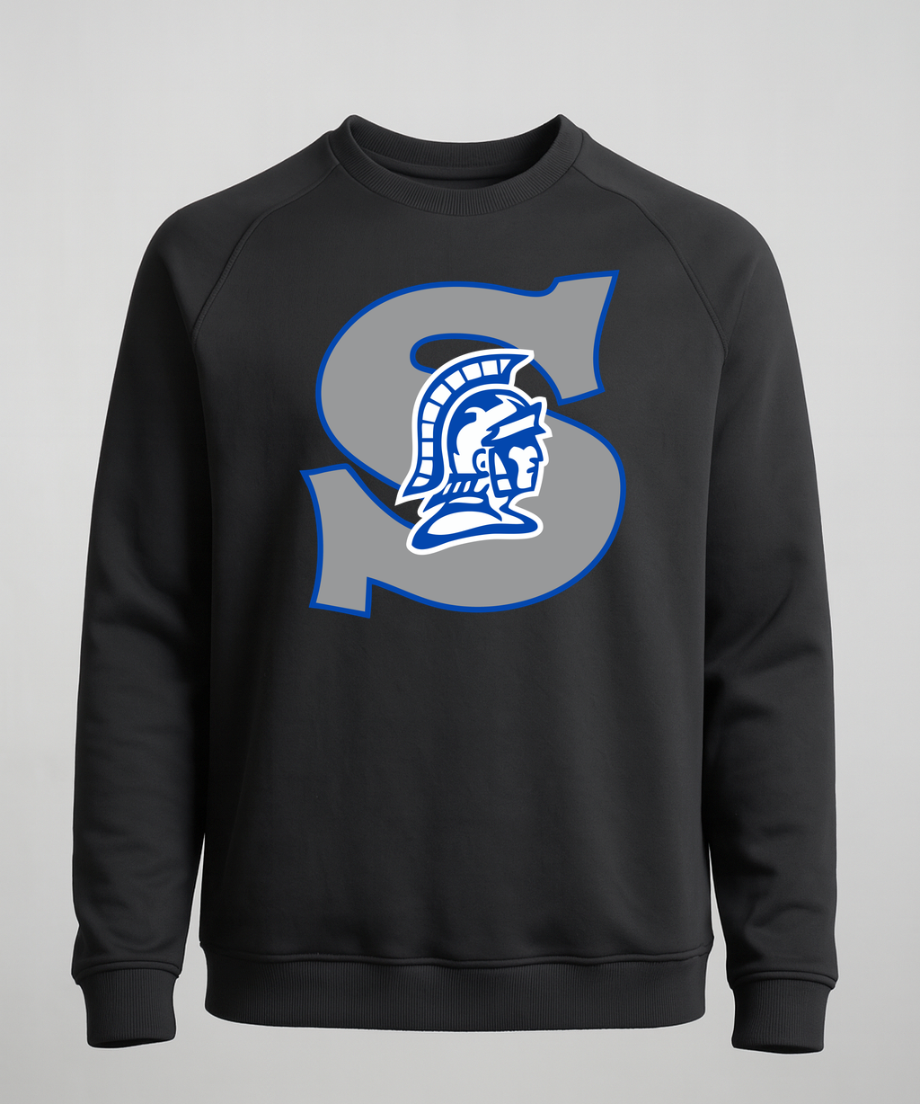 Southwest Football - Black Crewneck - Left Chest