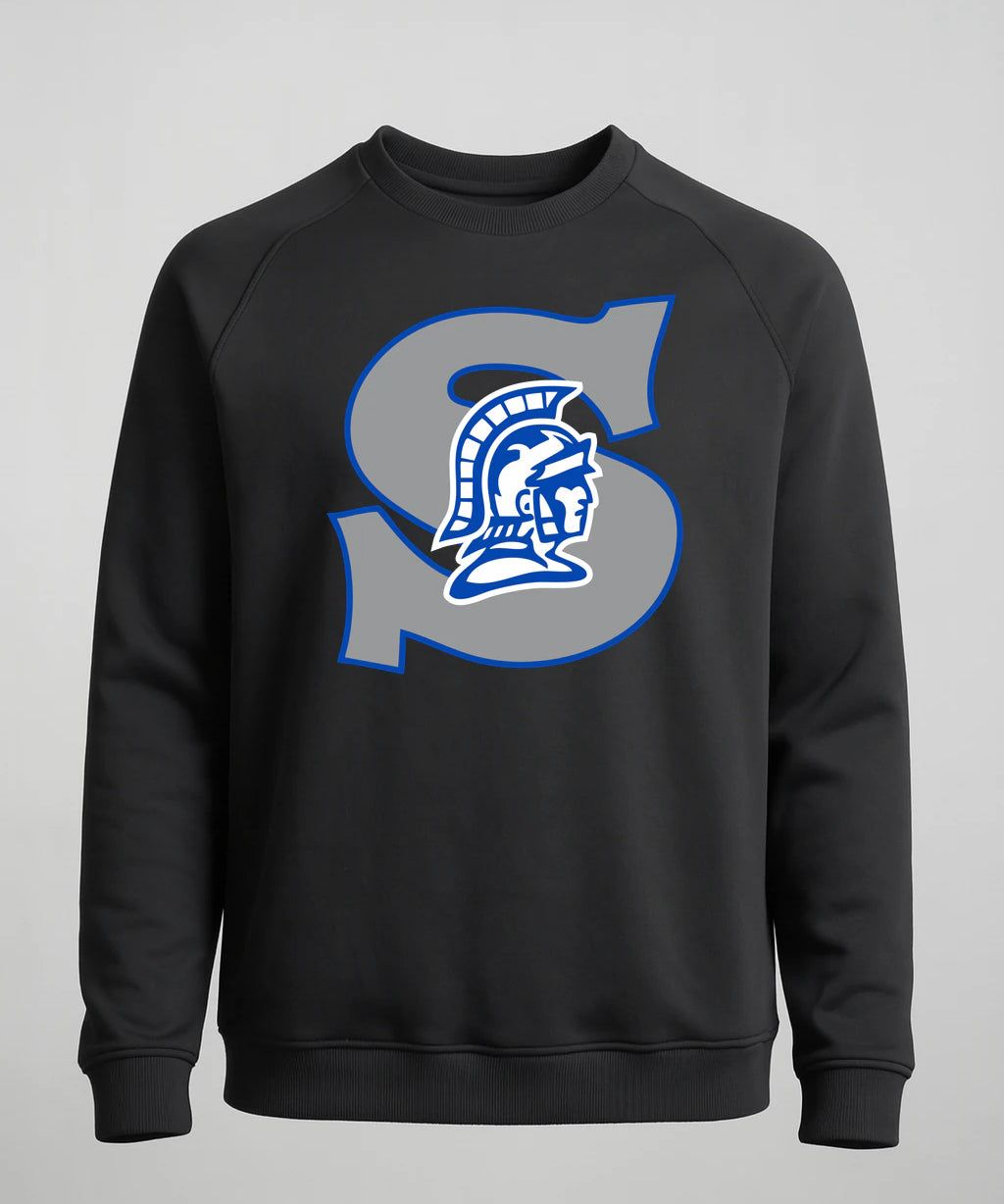 Southwest Football - Black Crewneck - Left Chest