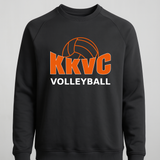 KVCC Volleyball - Black Crewneck - Left Chest