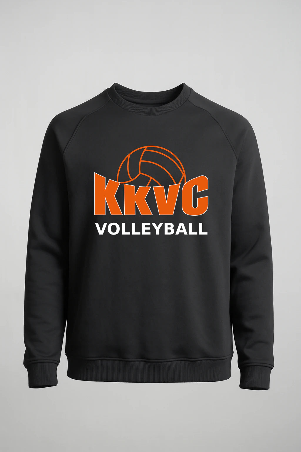 KVCC Volleyball - Black Crewneck - Left Chest
