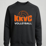 KVCC Volleyball - Black Crewneck - Left Chest