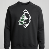 DC Everest Middle School Football — example store - Black Crewneck - Left Chest