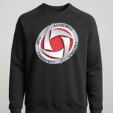 Houston Volleyball - Black Crewneck - Left Chest