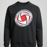 Houston Volleyball - Black Crewneck - Left Chest