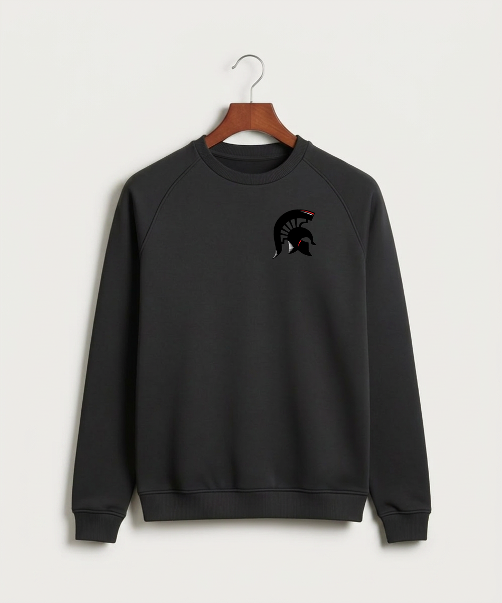 Bold High School Football (Boys) - Black Crewneck - Left Chest