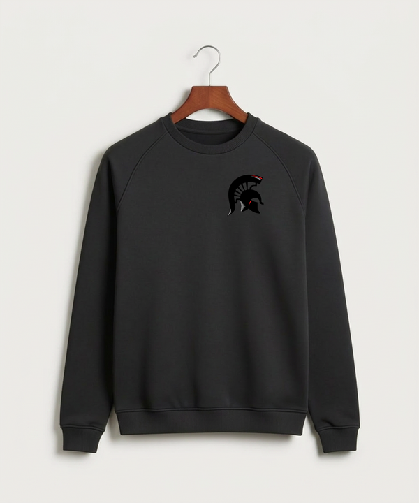 Bold High School Football (Boys) - Black Crewneck - Left Chest
