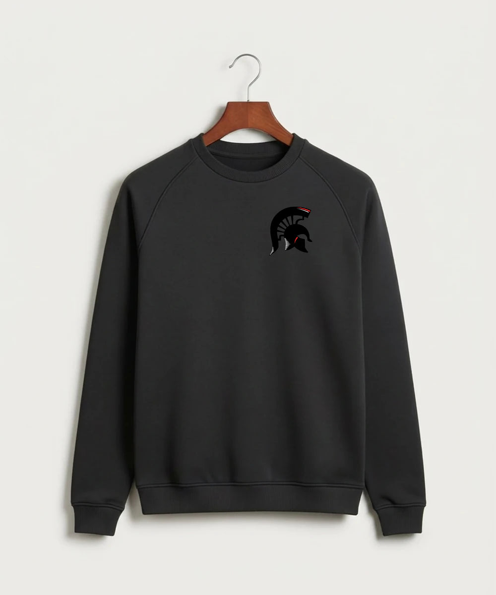 Bold High School Football (Boys) - Black Crewneck - Left Chest