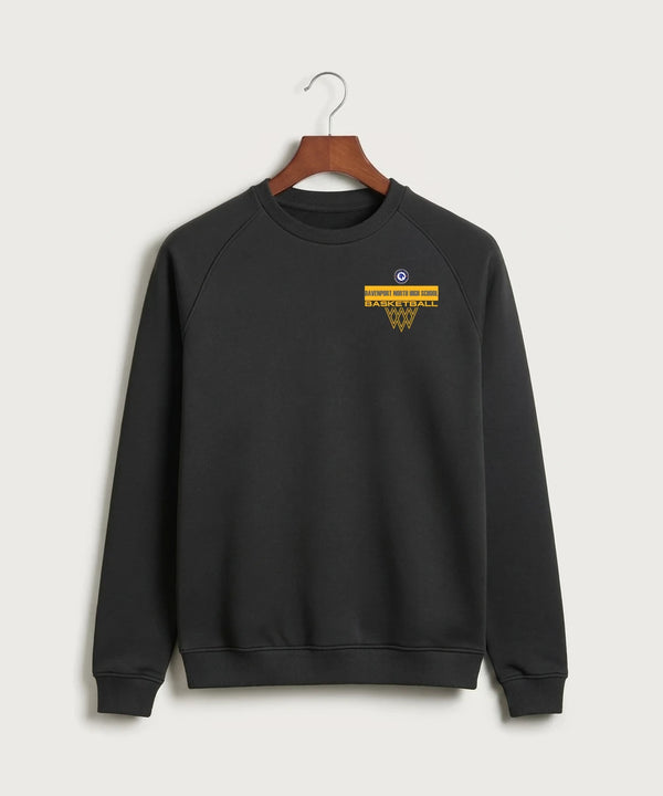 Davenport North High School Basketball Team Store - Black Crewneck