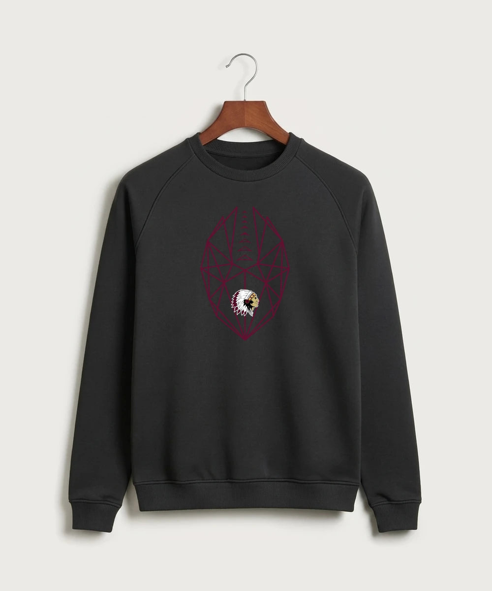 Stockton High School Football - Black Crewneck