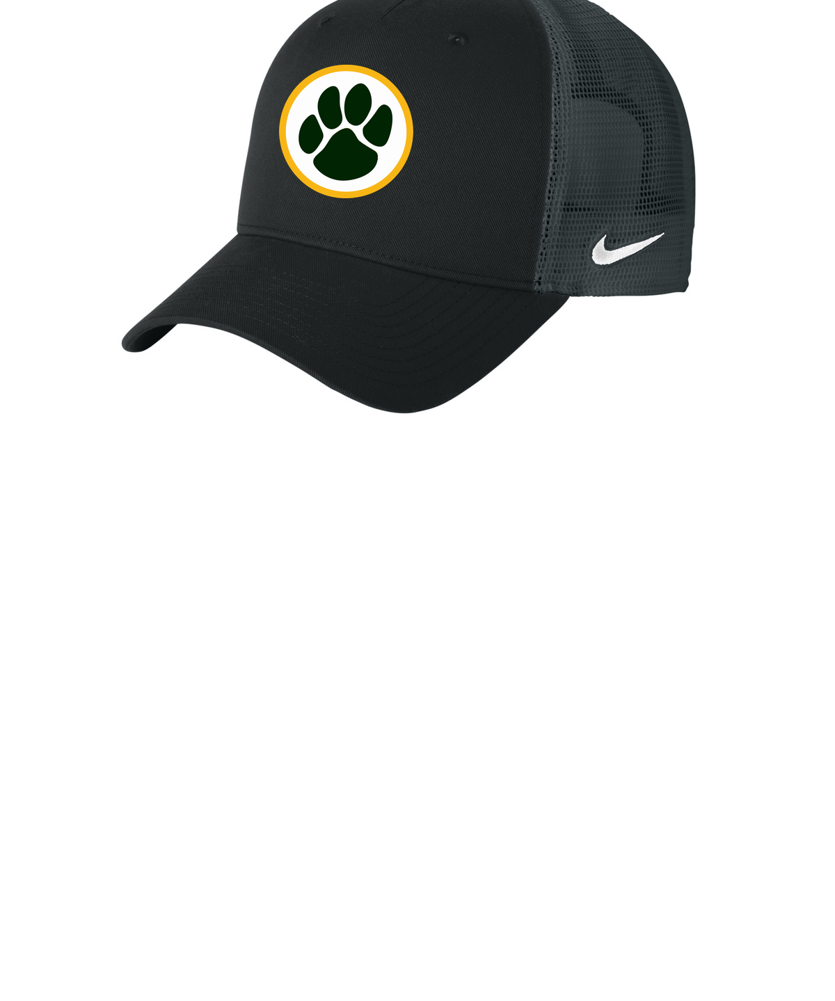 Ashwaubenon High School Football (Boys) - Black/ Dark Grey Nike Snapback Mesh Trucker Cap NKFN9893