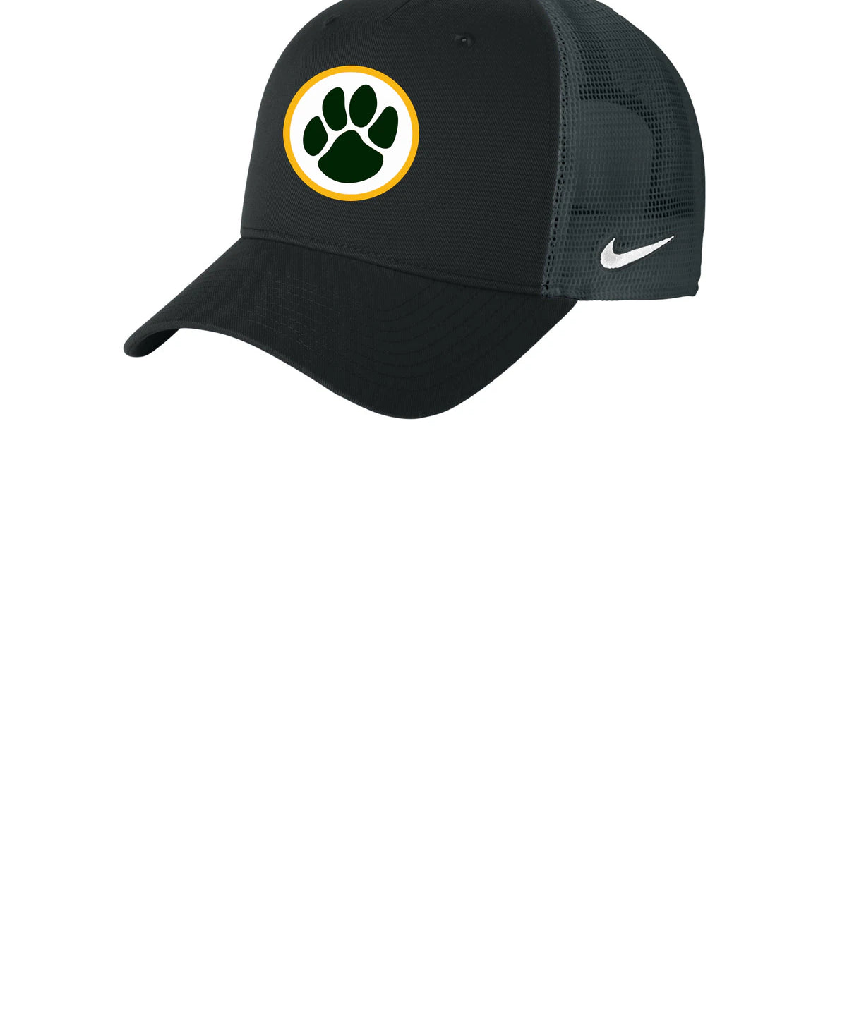 Ashwaubenon High School Football (Boys) - Black/ Dark Grey Nike Snapback Mesh Trucker Cap NKFN9893