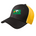 Maple River High School tennis - Black/ Gold New Era - Stretch Mesh Cap. NE1020