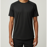 Notre Dame High School Team Store - Black Tee - Full Front (model)