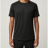 Notre Dame High School Team Store - Black Tee - Full Front (model)