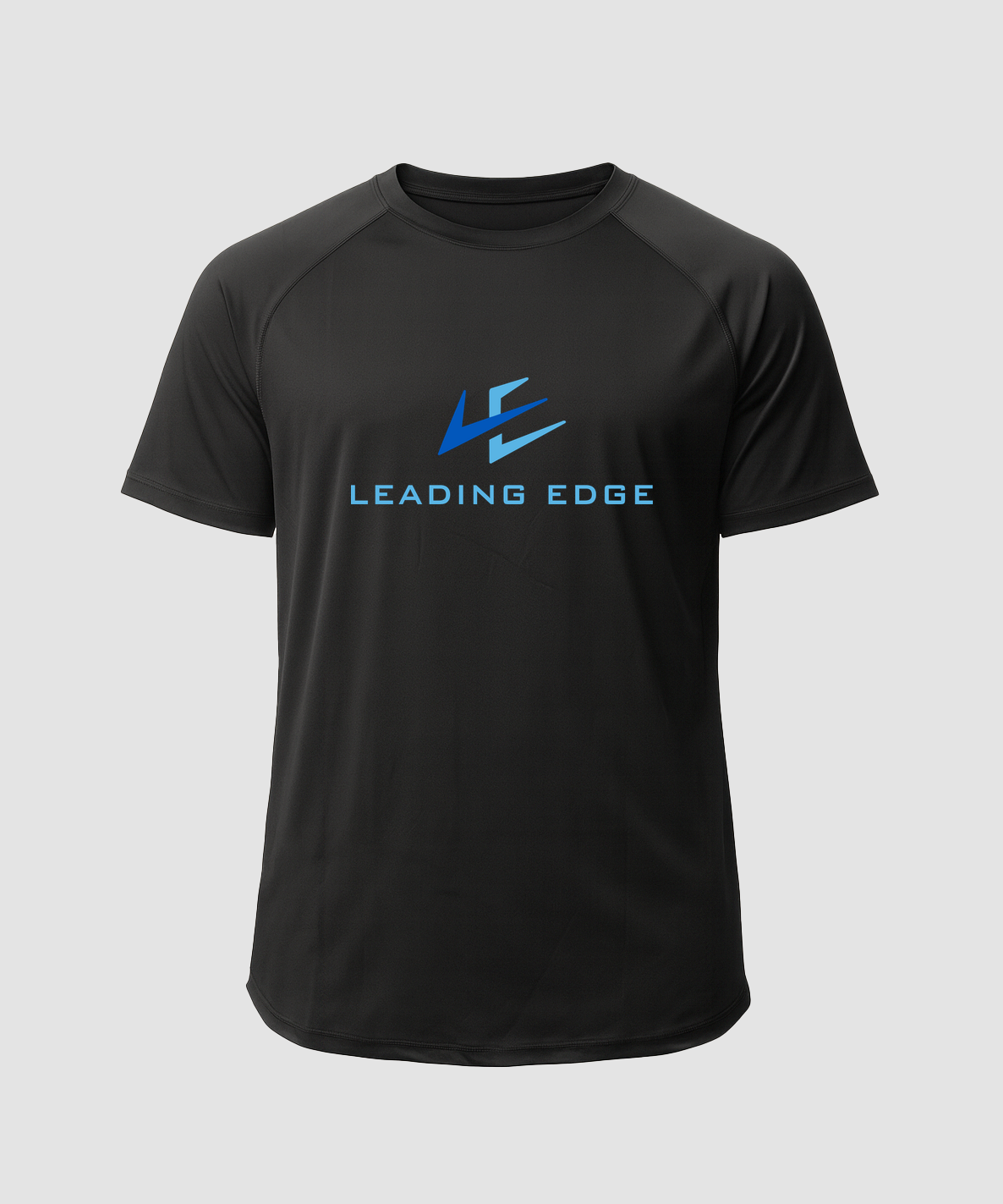 Leading Edge example_store - Black Tee - Full Front