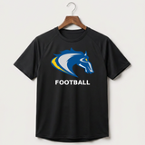 Riverside High School Football general - Black Tee - Full Front