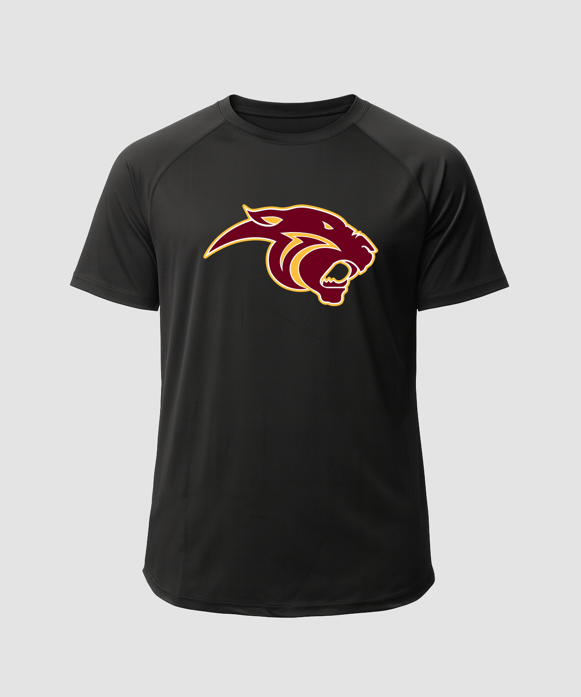 Pine Island Football - Black Tee - Full Front