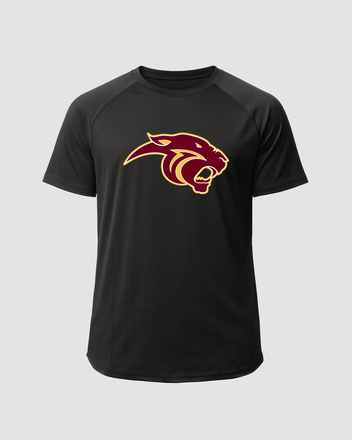Pine Island Football - Black Tee - Full Front