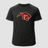 Pine Island Football - Black Tee - Full Front
