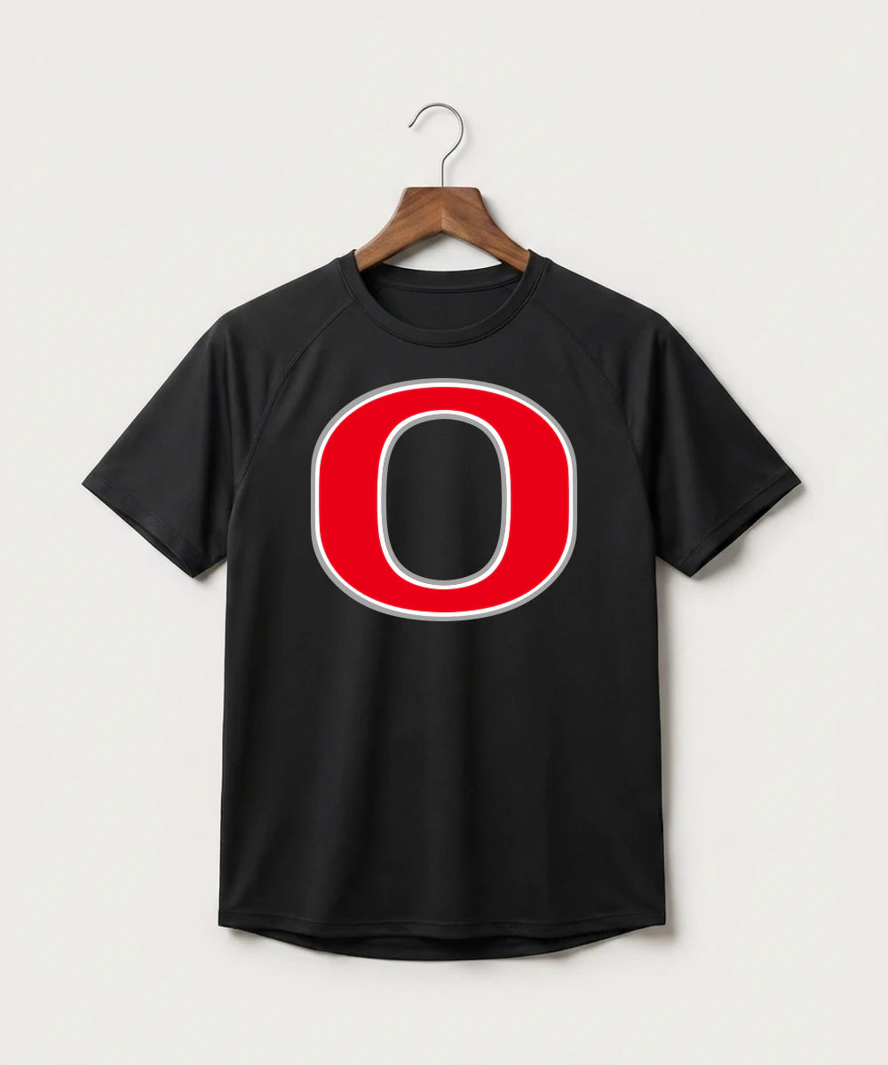 Osakis High School Athletics Coed - Black Tee - Full Front