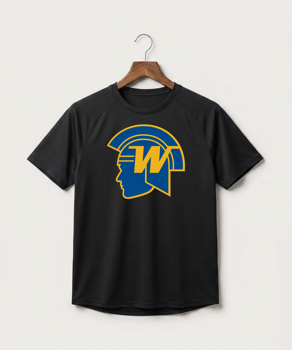 Wayzata High School Football (Boys) - Black Tee - Full Front