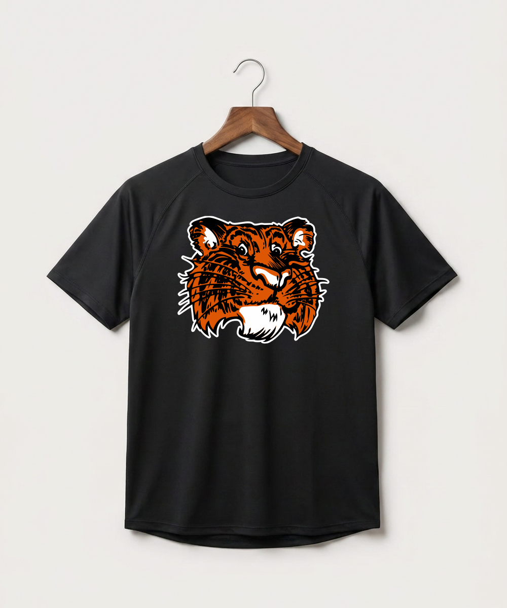 Browerville Public High School Athletics Coed - Black Tee - Full Front