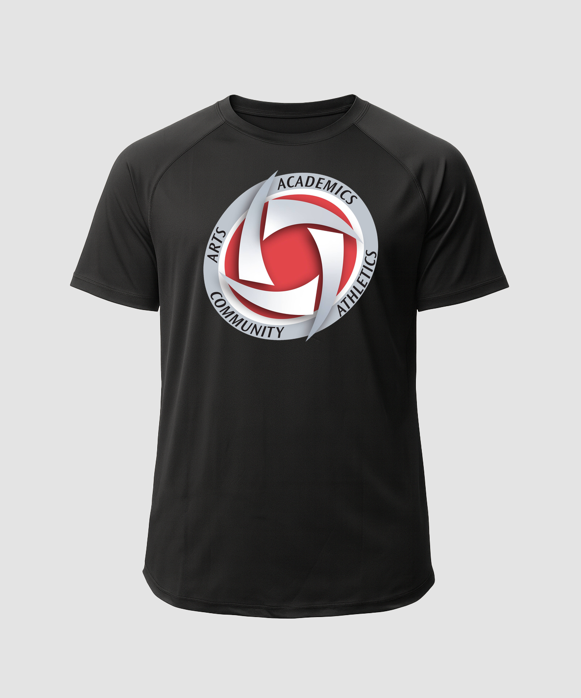 Houston Volleyball - Black Tee - Full Front