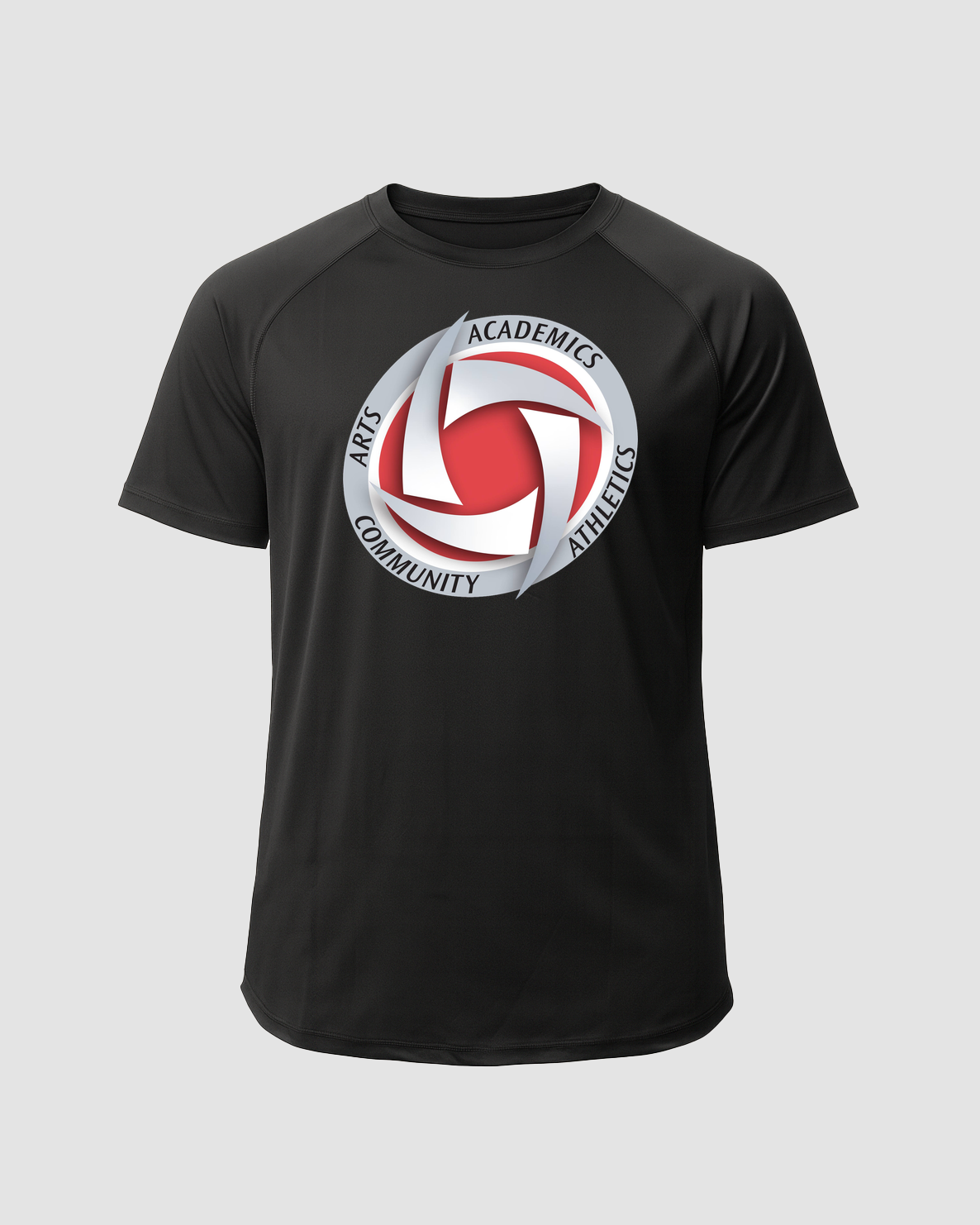 Houston Volleyball - Black Tee - Full Front
