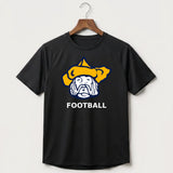Polo HS Football general - Black Tee - Full Front